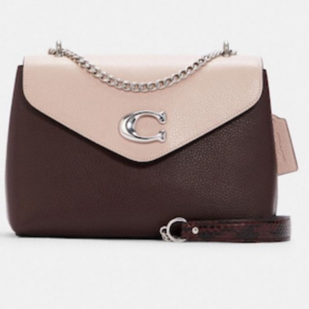 COACH Tammie Shoulder Bag In Colorblock - Picture 2 of 11
